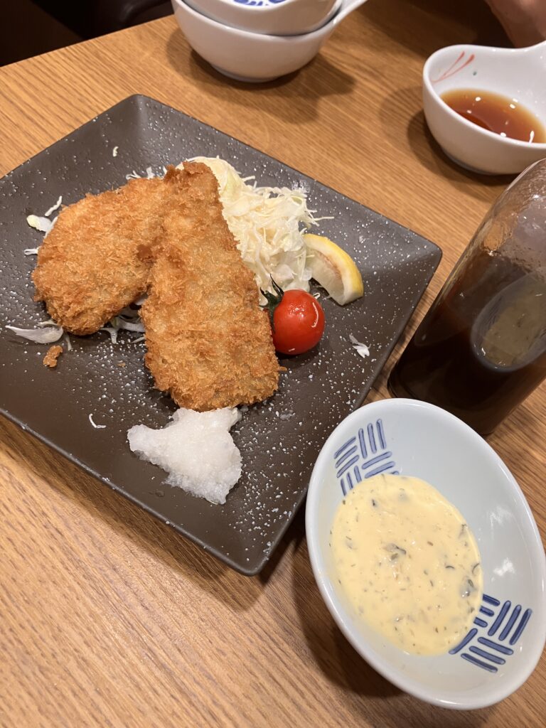 photo of fried horse mackerel