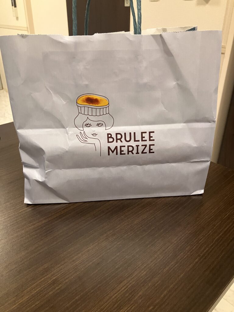 Paper bag containing the product